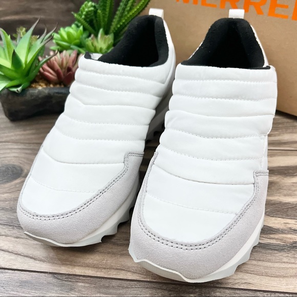 NIB Merrell Alpine Moc Strap Polar Sneaker Insulated White - Picture 3 of 13